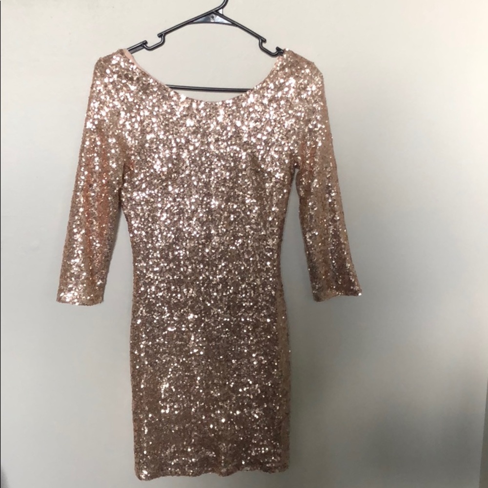 Sequin Body Con Dress